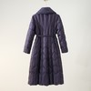 西子/紫瑶95白鹅绒紫色带腰带收腰长款羽绒服/YRHJ0471 商品缩略图4