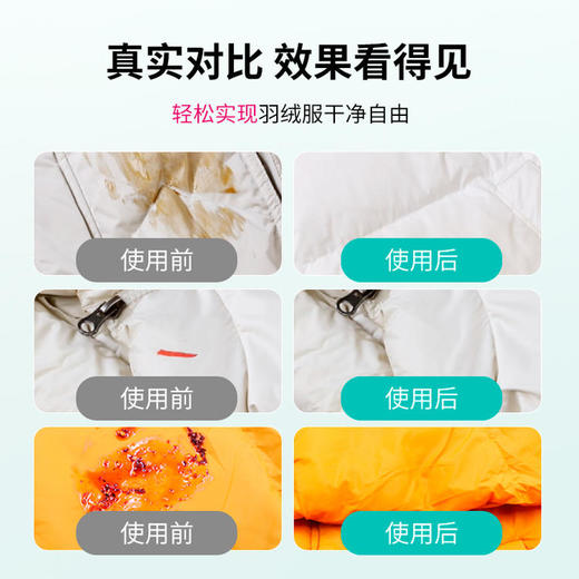 YP 180ml/瓶「要干洗不要尴尬」净狮羽绒服干洗剂温和去油渍「免水清洁不留水印」 商品图2