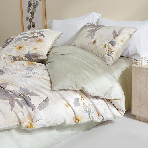 罗莱 织梦微澜60S全棉贡缎四件套 商品图3