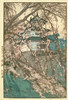 独角鹿西洋古董1935年日本昭和时代著名画家吉田博签名创作新版画作品《櫻八題 弘前城》 商品缩略图1