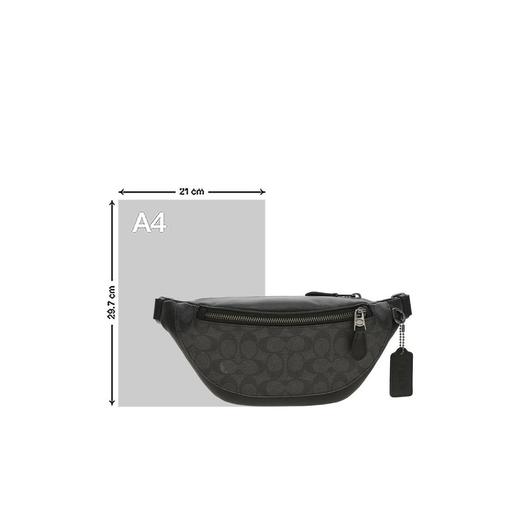 COACH 奥莱款男士PVC配皮斜挎腰包CW369QBMI5 商品图2