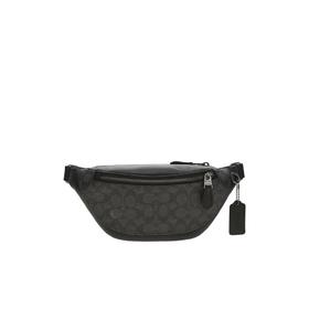 COACH 奥莱款男士PVC配皮斜挎腰包CW369QBMI5