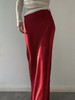 TU｜C05AW24-SK05-RD29 红色醋酸斜纹超长款鱼尾裙【长版 】 商品缩略图4