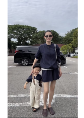 THESOONG早春新款手工针织亚麻棉细腻坑条肌理时尚套装8565/8566