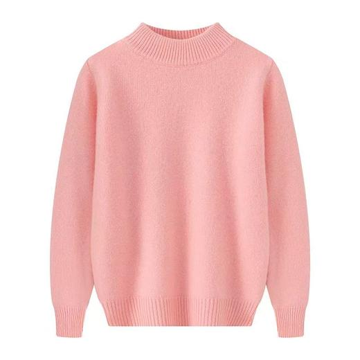 【暖阳儿童针织衫】半高领儿童男女款羊毛衫加厚毛衣中大童针织衫 商品图4