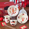 【醒狮礼盒餐具】喜庆醒狮餐具碗盘勺家庭套装送礼好看碗碟家用 商品缩略图1