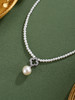 子佩集【幸运之契】银S925珍珠惜王妃项链【ZZXL004】2.8mm小珠9mm大珠四叶草2601 商品缩略图5