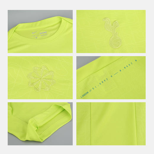 小李子正品NIKE耐克热刺足球运动比赛短袖训练服成人男IB3811-389 商品图3
