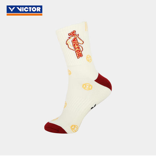 VICTOR威克多马到成功马年限定羽毛球袜SK610CNY SK611CNY运动袜高筒 商品图4