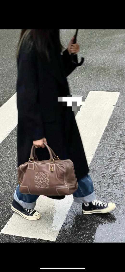 罗意威 Amazona 栗子棕 牛皮 中号 手提包 商品图3