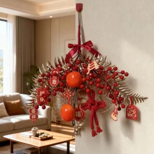 🌈新年将至，万物复苏。【觅贝思 手编挂件】☺️ 【繁花似锦，生活如诗】一花一世界，一福一春秋。🥰，一句祝福，一幅画意。 愿你的日子如花般绚烂，👏福气如春般绵长。 商品图3