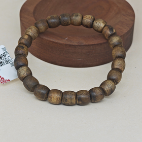 蓝宝石沉香单圈9mm-SJ10281