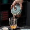 才骏丨汝窑 盖碗 三才功夫 开片高档泡茶家用可养 茶具 茶杯 敬茶碗 陶瓷不烫手 商品缩略图1