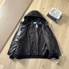 F011608刺绣logo时尚复古皮衣运动夹克连帽外套夹克 商品缩略图1