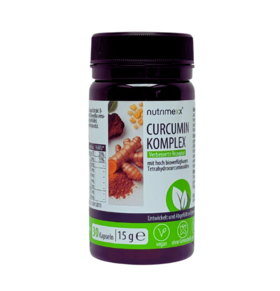 Nutrimexx幽萃美Curcumin Komplex姜黄素乳香白桦茸维生素C维生素E胶囊30粒【德国直邮 下单请提供身份证正反面照片】