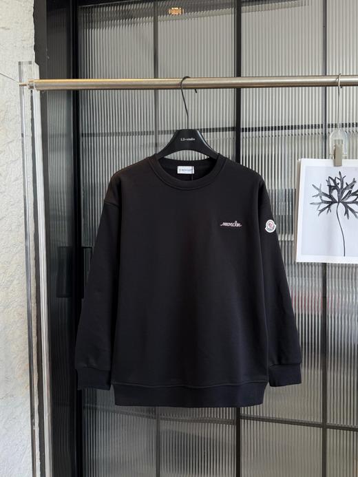 360克宽松版2026春季新款男女同款三色锦纶提花华夫格面料 加厚套头圆领卫衣！经典刺绣 商品图3