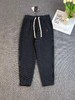 F011630纯色小马刺绣抽绳系带休闲裤男女同款 商品缩略图2