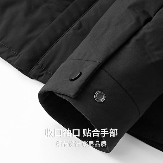 【鹅绒】圣得西个性潮款2025年冬季男士羽绒服翻领轻薄保暖外套 商品图7