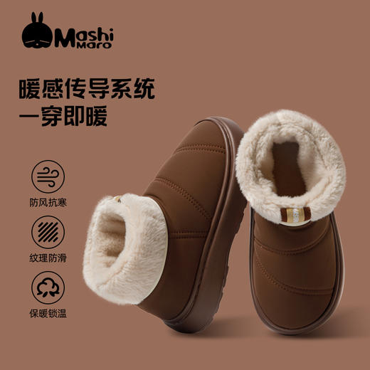 【YW】无忧购秋冬季棉拖鞋女新款家用保暖防滑毛毛绒厚底棉鞋ZS-3113（截单后3-5天发货) 商品图7
