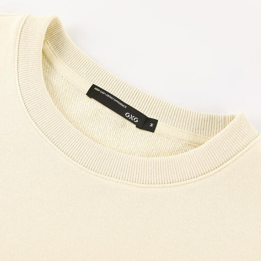 GXG男装【金色绣线】春季时尚简约图案圆领休闲男式长袖卫衣K&C 商品图7