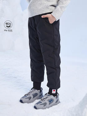 笛莎Deesha  女童羽绒裤秋冬季新款大童女孩儿童休闲束脚裤子