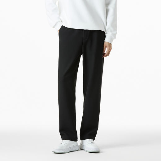 GXG男装【加厚防风】冬季松紧腰系绳运动风男式休闲直筒长裤K&C 商品图1