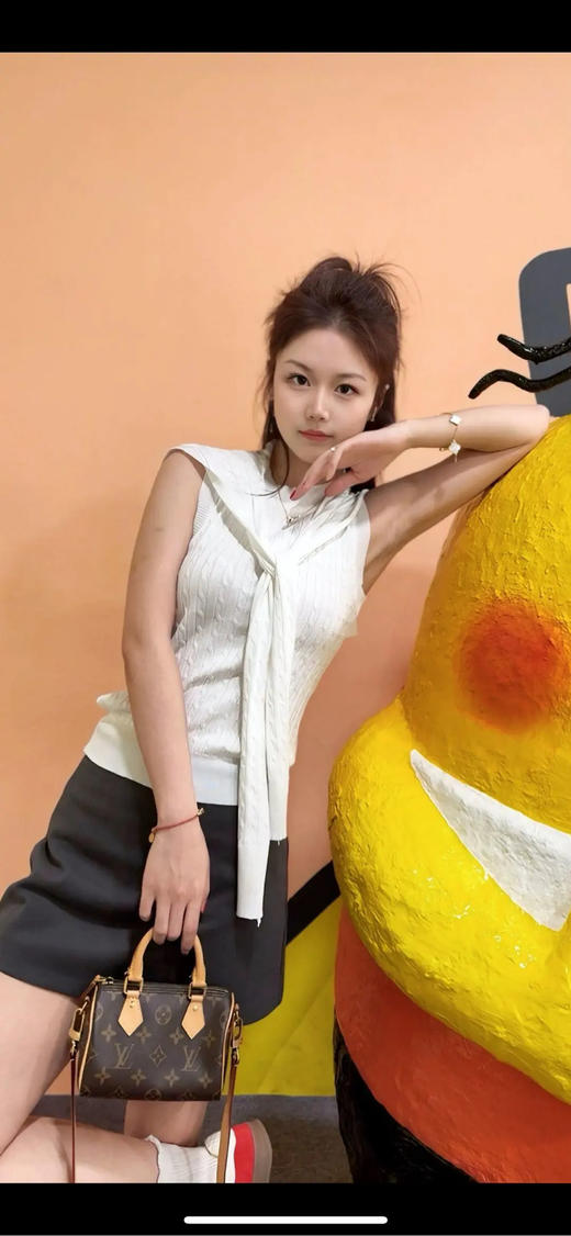 LV speedy nano 老花 斜挎包 商品图3