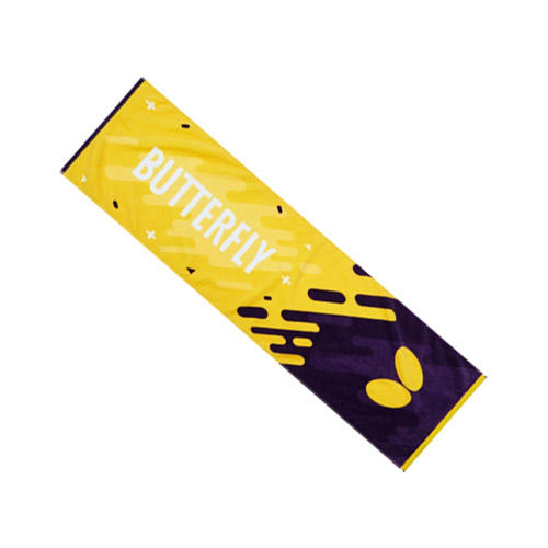 Butterfly蝴蝶运动毛巾WTT-123运动长条大汗巾纯棉汗巾 商品图3