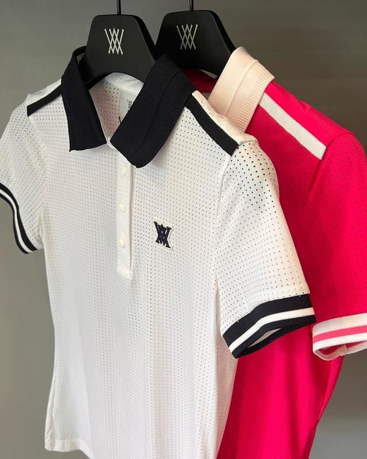 Anew家新款女士撞色网孔运动短袖来了！还是老渠道，一如既往的原厂出货，这么明艳动人的颜色肯定能撩翻你的一颗少女心！ 商品图3