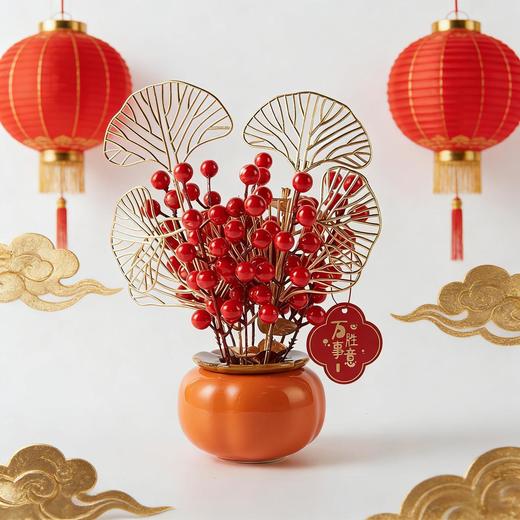 新年春节装饰过年喜庆桌面摆件氛围场景布置礼品摆件 商品图0