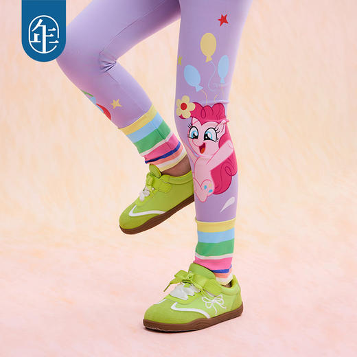 小马宝莉联名年衣童装撞色打底裤春季新款小马宝莉春季撞色打底裤N1261009B04 商品图5