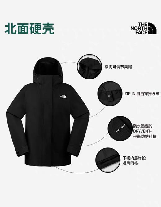 【春上新】6楼The North Face北面女款冲锋衣吊牌价1698元 商品图3