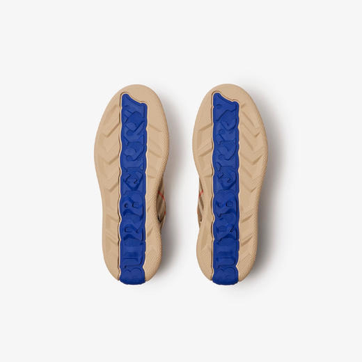 【一】BURBERRY 巴宝莉 男士马术骑士徽章标签 Terrace 格纹运动鞋 格子 8095276 B9368 商品图4