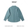 2802SDSA秋冬新款痞帅男装韩版简约纯色设计翻领长袖衬衫百搭休闲衬衣 商品缩略图5