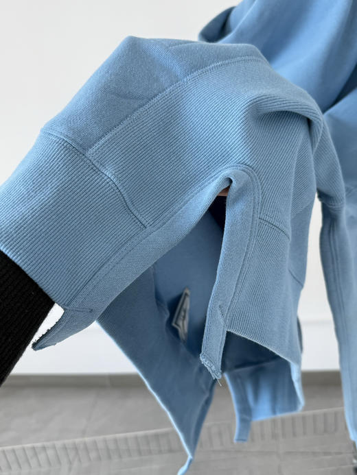 【周末秒杀 直接调价 下单即可】45R 日系复古 做旧风 连帽加绒 卫衣［前短后长］ 商品图10