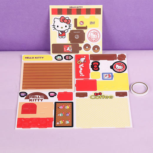 红蓝KT3D立体场景拼图DIY手作-纪念日百货门店同款168896832 商品图3