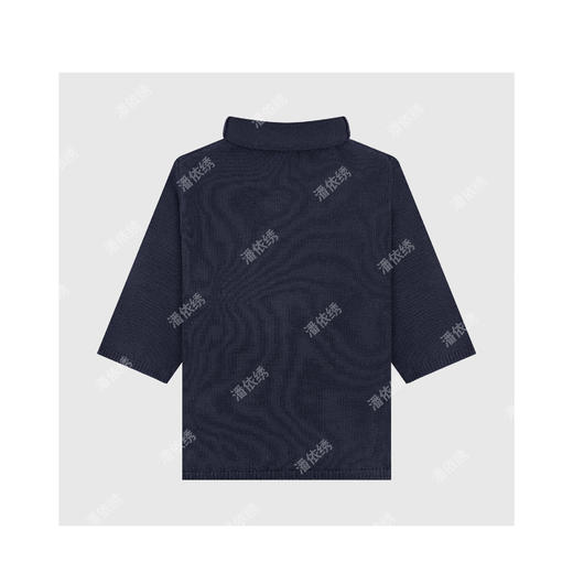 04-2潘依绣丁丁宠粉时髦百搭套头高领五分袖针织上衣Q36694 商品图1