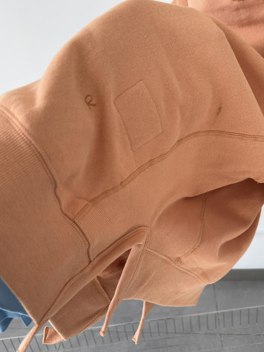 【周末秒杀 直接调价 下单即可】45R 日系复古 做旧风 连帽加绒 卫衣［前短后长］ 商品图8