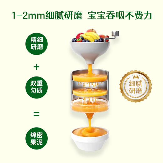 优贝加高端婴幼儿果泥无添加盐白砂糖婴标混合水果泥100g 商品图4