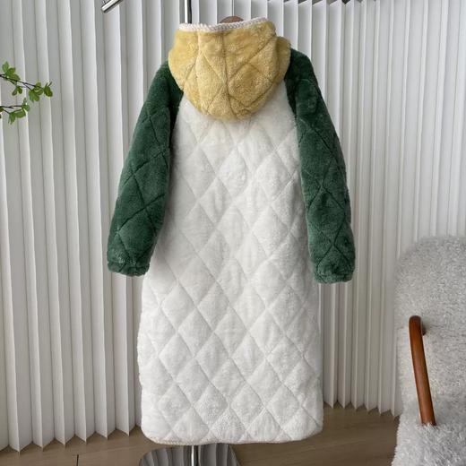 【YW】无忧购“清仓福利”三层夹棉加绒加厚可爱休闲宽松长款家居服（截单后3-5天发货) 商品图2