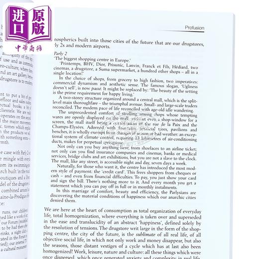 【中商原版】鲍德里亚 消费社会 The Consumer Society Myths and Structures 英文原版 Jean Baudrillard 当代消费文化 社会学 商品图2