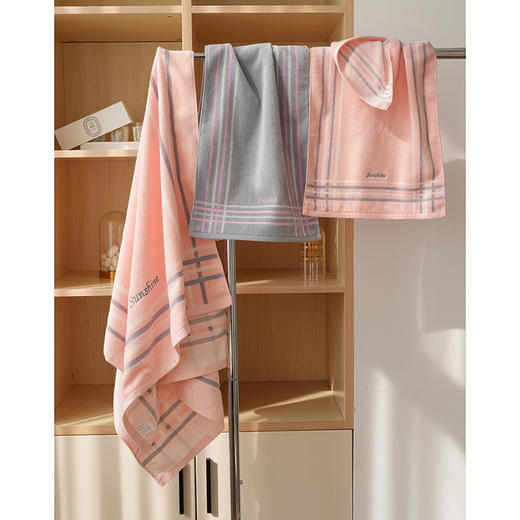 官网79/169 全棉*代同款高支阳光棉质双面毛圈洗脸面巾毛巾柔软吸水加厚洗澡巾沙滩巾浴巾 商品图5