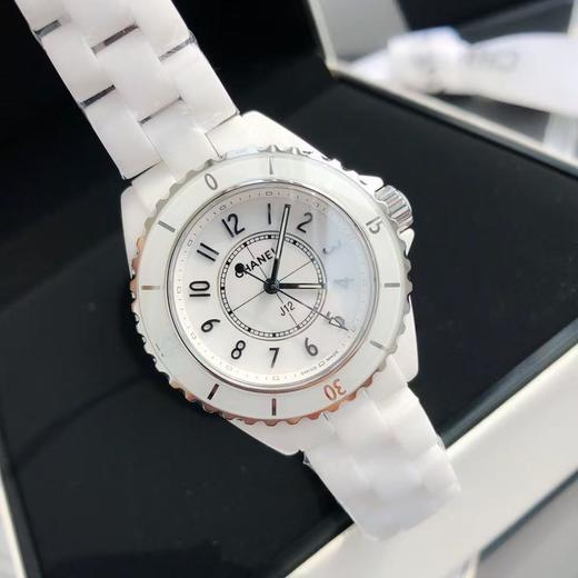 香奈儿 石英 陶瓷 手表 白色（SH） 商品图1