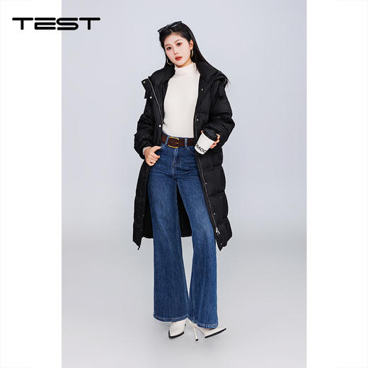 冬上新宽松加厚氛围感穿搭保暖过膝长羽绒2254194 商品图3