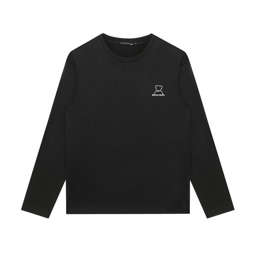GXG男装【胸口小熊】春季简约时尚百搭情侣款圆领长袖T恤K&C 商品图10