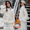 新中式气质轻奢羽绒服，狐狸毛90白鸭绒保暖外套YJLY86860 商品缩略图2