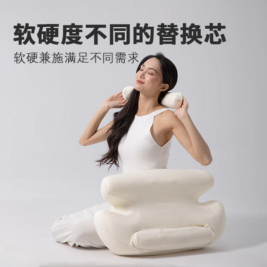 慕思（de RUCCI）枕头 护颈记忆枕 午休颈枕深睡颈椎枕 慢回弹记忆棉护颈枕 单只 高枕 12cm 商品图2