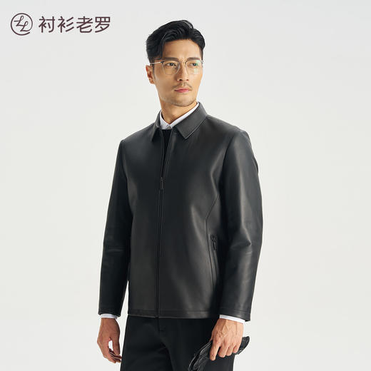 翻领皮衣247X0L501N[门店专款] 商品图0