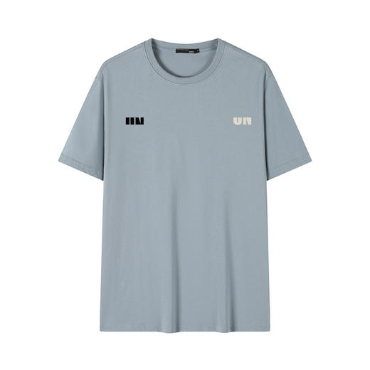 GXG男装【100%棉】夏季时尚双面印花户外百搭男式圆领短袖T恤K&C 商品图8