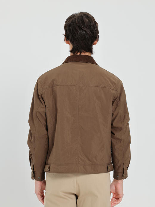 callisto橙棕色巴恩风夹克款棉服 商品图4